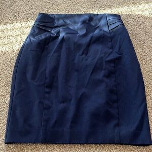 Express navy pencil skirt